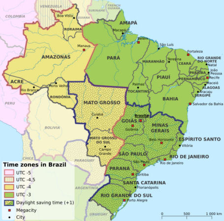 brazil gmt time zone